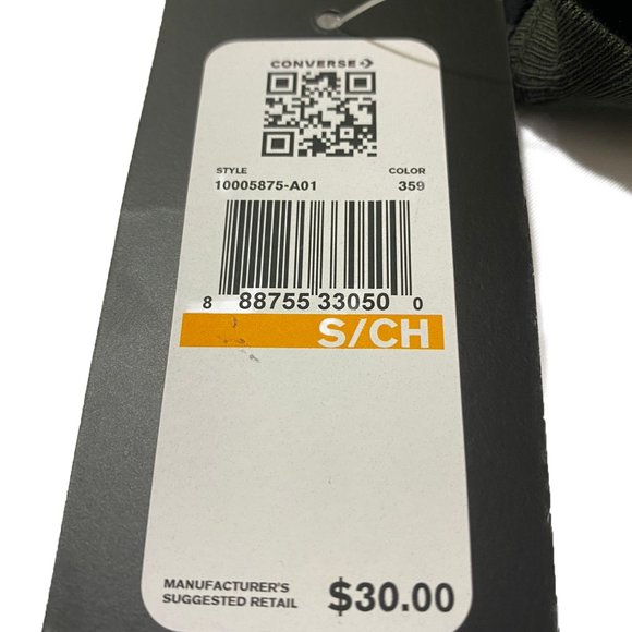 Converse Men's Chuck Patch Short Sleeve T-Shirt Small Camo - Picture 6 of 6